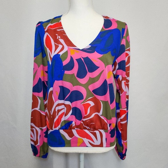 Evereve Tops - Allison Joy Elyse Smocked Panel Top XS
